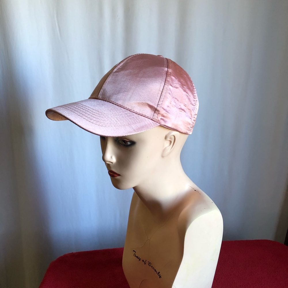 Pink Satin Women's Cap